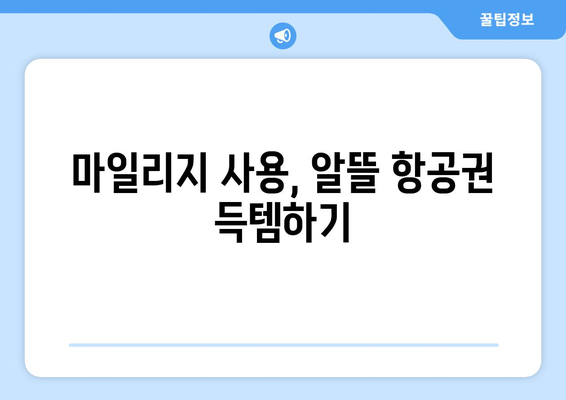 대만 3박 4일 여행, 마일리지로 알뜰하게 항공권 예약하기 | 마일리지 사용 팁, 항공사별 혜택 비교, 효율적인 예약 방법